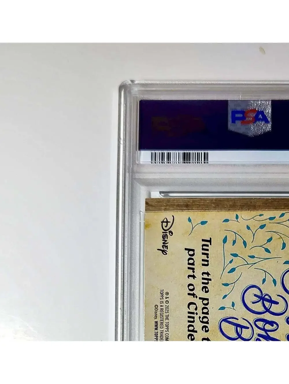 Why she must be… Cinderella's Fairy Godmother! 2025 Topps Disney #C75-12 PSA 9